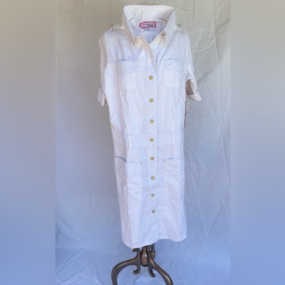koi Dresses & Skirts - NWT Koi by Kathy Peterson Dress Size XS White